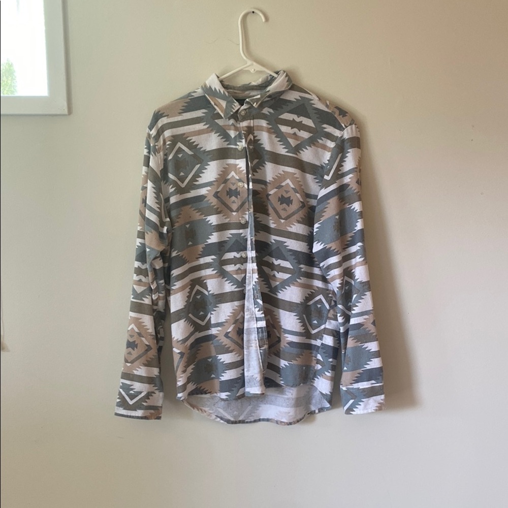 Stylish Geometric Patterned Jacket